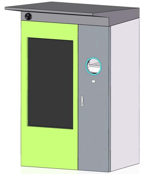 観光スポット AI搭載音声制御 ペットボトル・金属缶 RVM