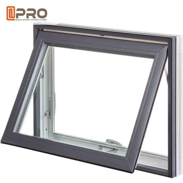 Parte superior sadia Hung Aluminum Awning Windows/toldos superiores de vidro da isolação da prova da janela de alumínio de Hung Windows para a casa