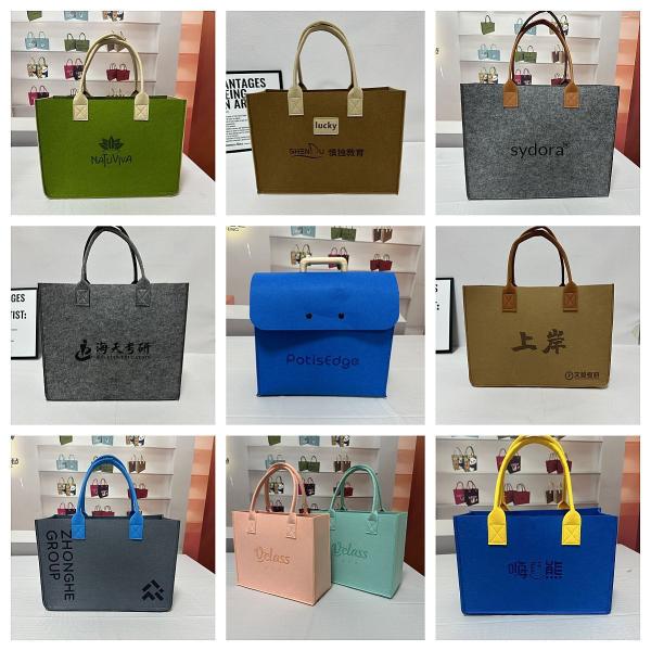 Felt Tote Bag with Durable Handles Grocery Bags Travel Heavy Duty Shopping Find Similar Icon Felt Bags With Your Logo Large Custom Shopping Bag With Logo Felt Tote For Party Recycled Felt Tote Bag