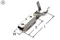 2 Poles Insulated Electrical Connectors ST730624-3 090 SERIES Easy Operation