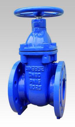Flat Bottomed Seat Ductile Iron Gate Valve  Metal Seated Gate Valve