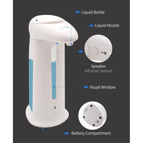Free Standing Automatic Liquid Soap Dispenser , Kitchen / Bathroom Liquid Soap Dispenser