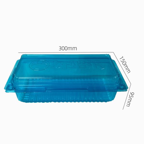 Embalaje en concha de PET personalizado para ostras de langosta congeladas de mariscos