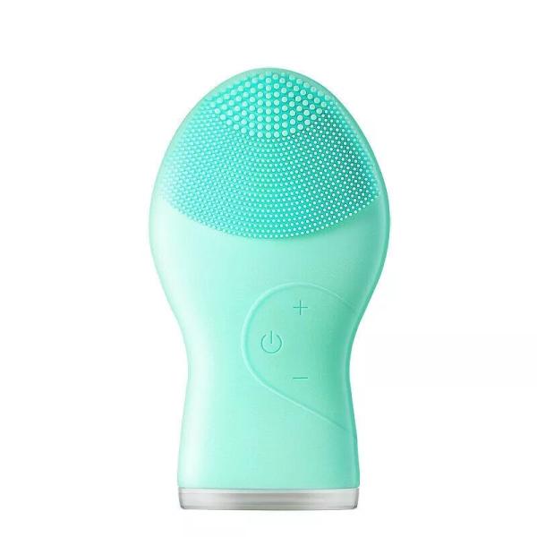 Sonic Silicone Facial Cleansing Brush USB Rechargeable Electric Silicone Face Brush Deep Cleansing Beauty Facial Brush