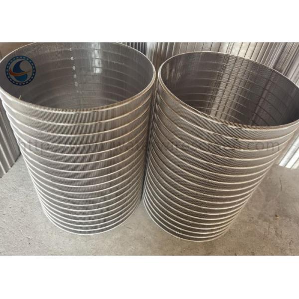 Stainless Steel 304 V Slot Johnson Wedge Wire Screens Centrifuge Filtration