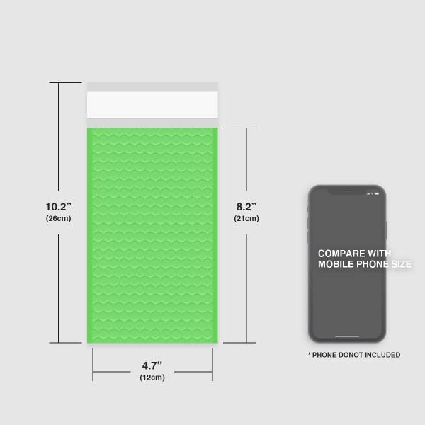 GDCX Green Plymor Mail Red Bubble Mail Bubble Mailer Bag Shipping Plastic Bubble Mailer Envelope Padded Envelope Postal Packages