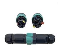 M23 Tarjeta rápida Conector de datos impermeable IP68 Conector de tres núcleos al aire libre
