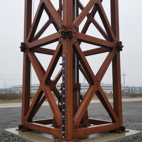 Weather Resistant Steel Structure Truss with Class A Fireproof Rating and Customizable Height 6-50m