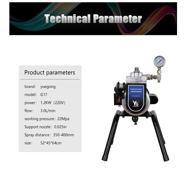 3L/Min Electric 220V Water Based Paint Spray Machine For DIY Latex Coating Needs