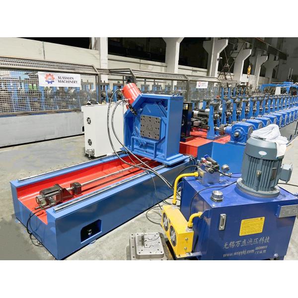 Logistic Storage System 1.5mm-2.5mm Galvanized Steel Upright Rack Roll Forming Machine