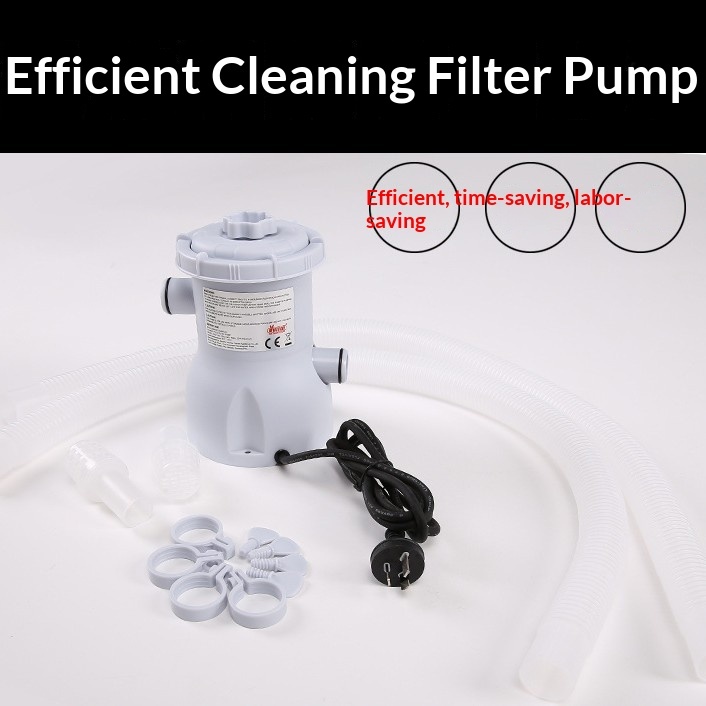 Factory suppy US 110V Eu 220V Standard  PVC Material Filter Pump Swimming Pool 300-Gallon Household Outdoor Pool Cleaner Pump