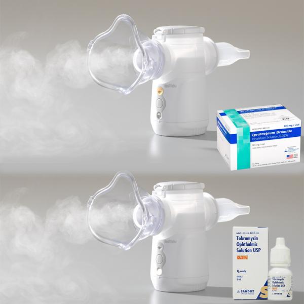 машина Nebulizer ингалятора здравоохранения 9mL 3.12μm портативная с USB батареи