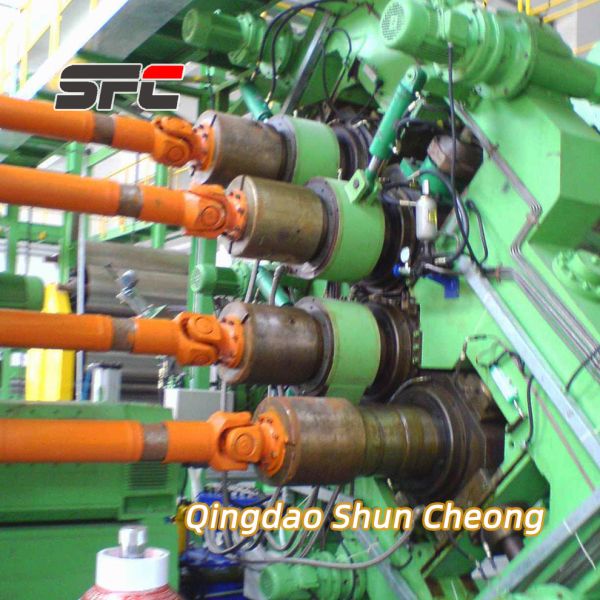 Factory Direct Supply Four Roller Calender with Chilled Cast Iron Rollers, Adjustable Roll Spacing, and Temperature Control