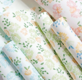 Fresh Little Flower Luo Qing Waterproof Flower Packaging Paper