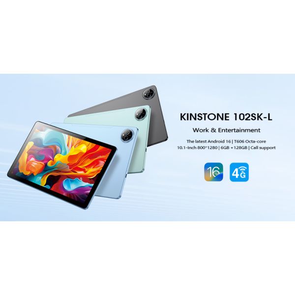 Kinstone 10.1inch Tablet PC 6000mAh 4G LTE Octa-core Incell FHD 6GB+128GB