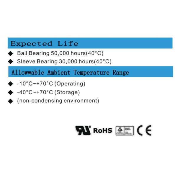 2 Inch Ball Bearing Computer Cooling Fan 12V Dc Fan Motor 60x60x25mm