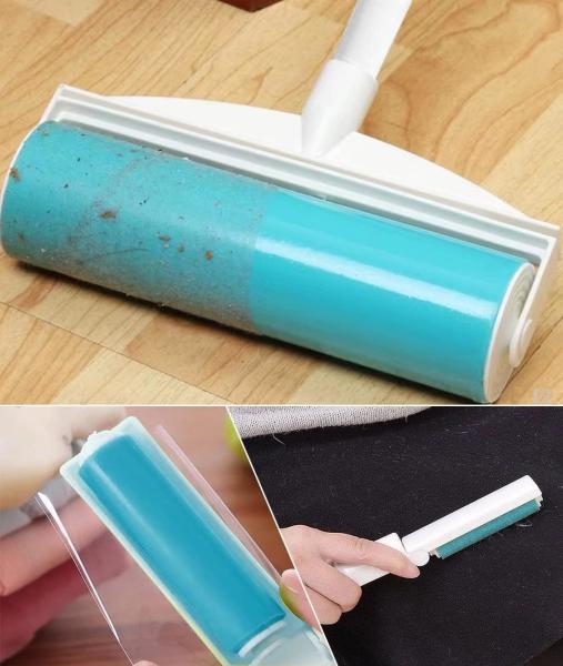 Rolo de Lint Reutilizável Lava-se, Rolo de Lint Grande de 8 polegadas Remover de Cabelos para Cães e Gatos