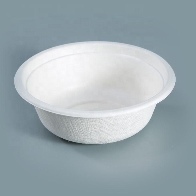 Customization Pack Round Compostable Biodegradable Disposable Sugarcane Bagasse Bowl