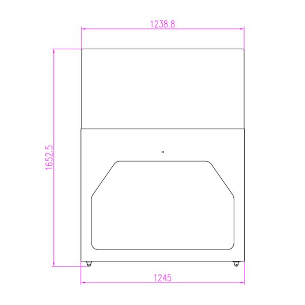 55 Inch Totem OLED Interactive Touch Ultra Thin Floor Standing horizontal transparent oled screen