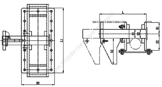Detachable Anchor Chain Cable Clench for Chain Locker | JIS F 2025 Type A