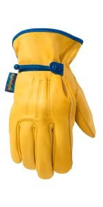 Heavy Duty Leather Welding Working Gloves, Palm safety Gloves, suede finish, cowhide, Cut Resistant, Driver Gloves