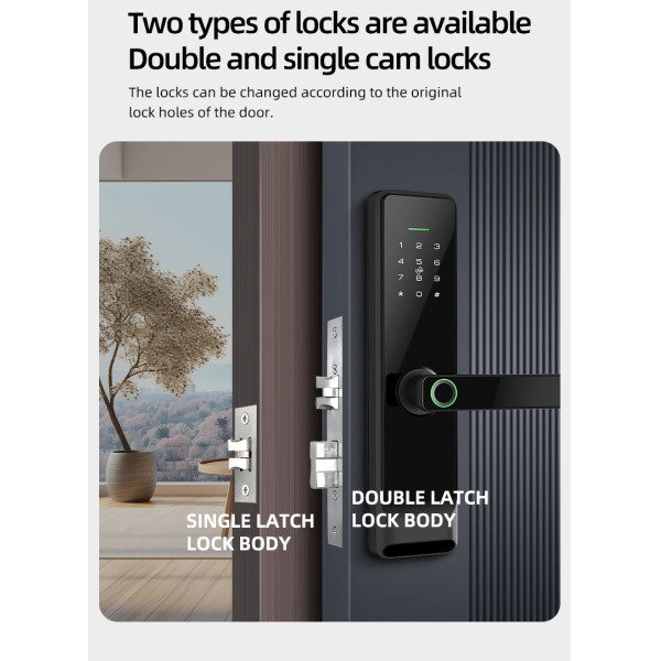 YAGU NEO TTlock Digital Lock for Home Biometric Fingerprint Intelligent Gate 3d Face Recognition Smart Door Lock With Camera