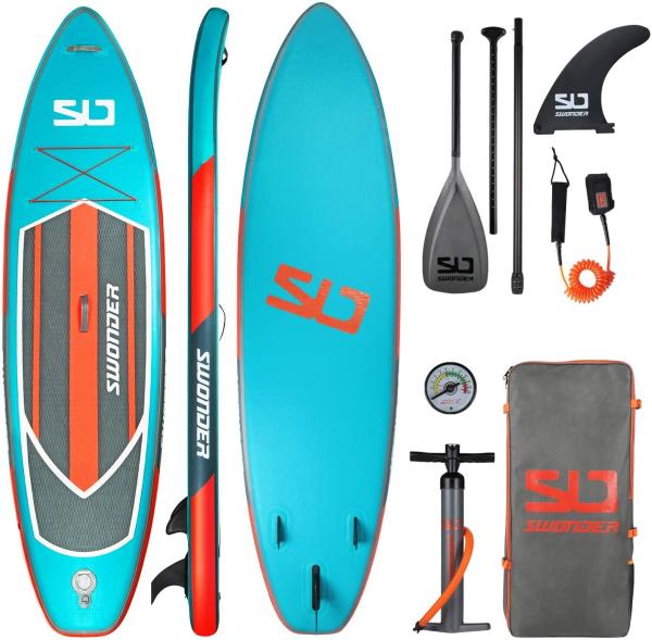 Portable 6 Inch 300 LBs Family Inflatable SUP For Youth