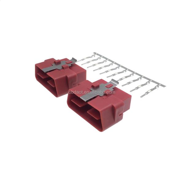 Acceptable Customization 94 V0 Material OBD II Male OBD2 J1962 OBD Lock Connector