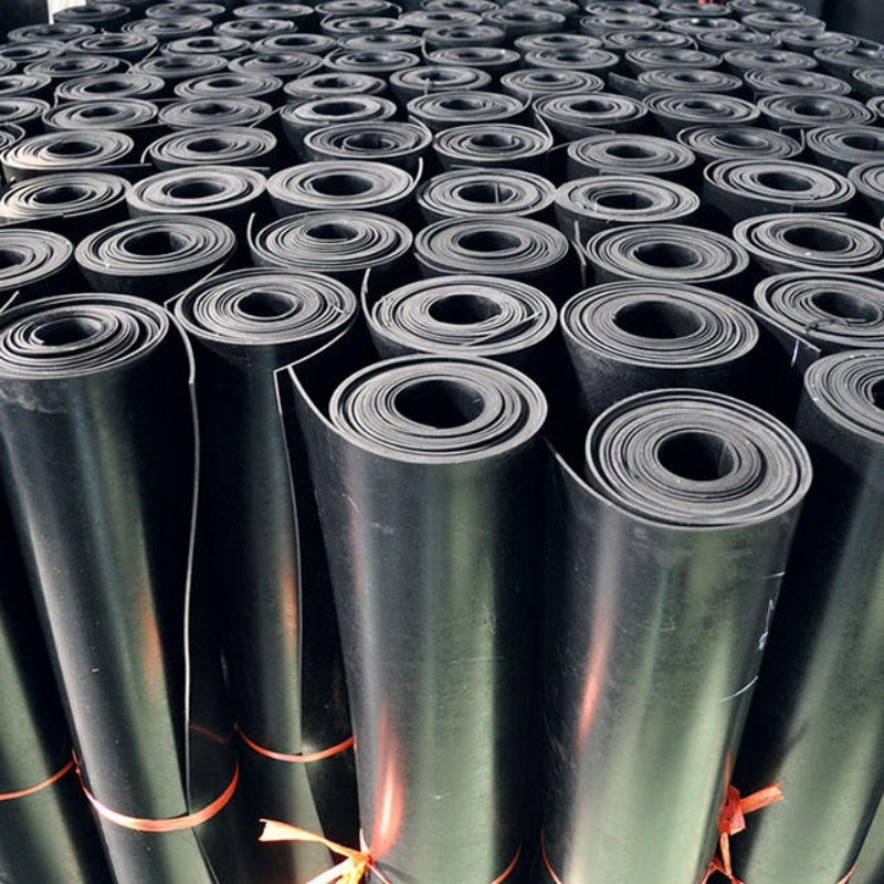 Black High Temperature SBR NBR Rubber Sheet For Livestock Farm Various Industries
