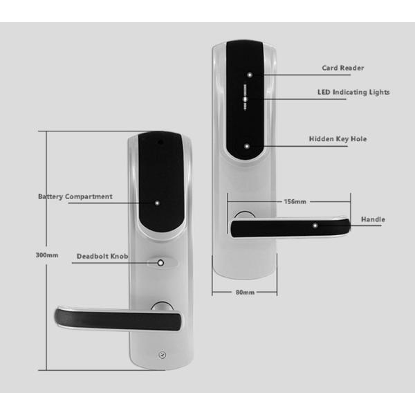 Замки гостиницы РФИД электронные, электронный дом запирают большую емкость данных