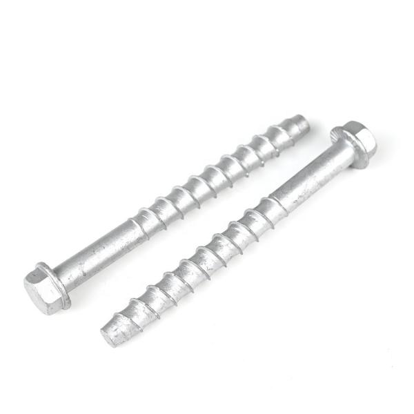 Large Diameter Masonry Screws Standard Carbon Steel Hex Anchor Bolt for Safety Cones