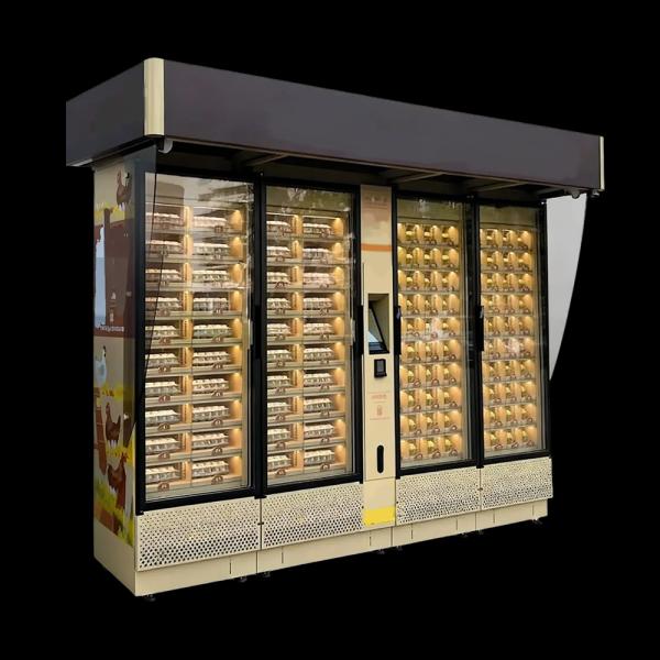 WEIMI Outdoor Big Capacity Fresh Egg Locker Vending Machine For Farm
