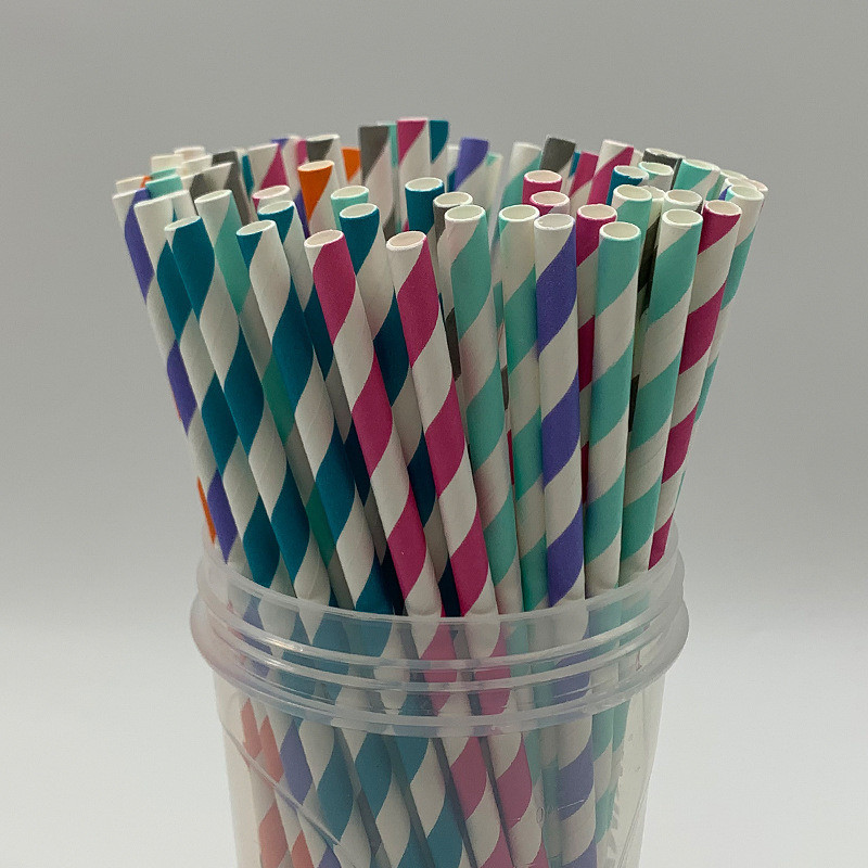 Food-Contacting Grade Colourful Paper Straw for Drinking Package Gross Weight 5.500kg
