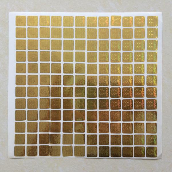 Warranty Custom Made Tamper Proof Hologram Sticker, hot stamping foil counterfeit security holographic 3d laser stickers