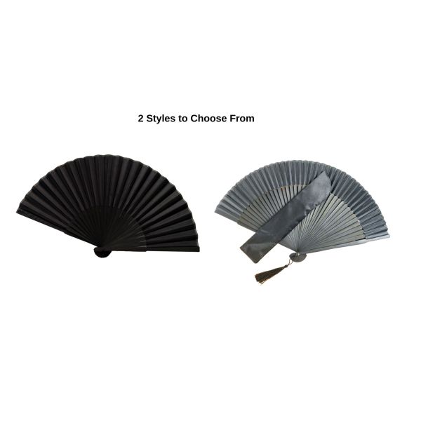 High Quality Portable Silk Folding Hand Fan Bamboo Fans for Wedding Decoration