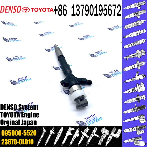 Injetor de combustível diesel para 095000-5520 Para 0950005520 TOYOTA HILUX 2KD-FTV