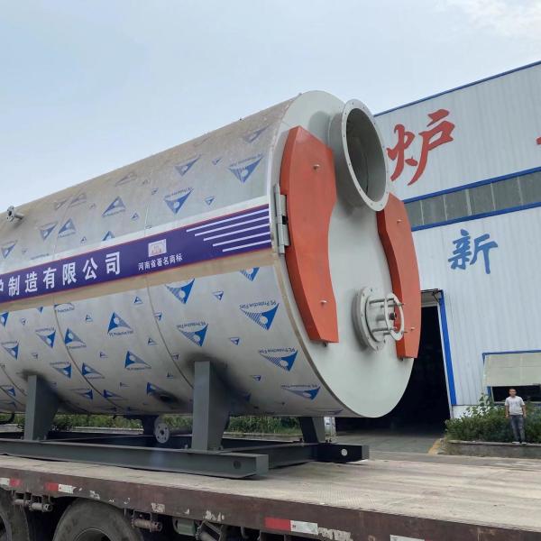 Horizontal hot water boiler heating domestic hot water output sufficient efficiency high maintenance