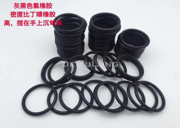 Rubber Hydraulic O Rings / High Temperature Resistance Japan  FKM O Ring Black Color