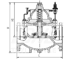 Adjustable Differential Pressure Reducer Valve Safety API 598 Standard