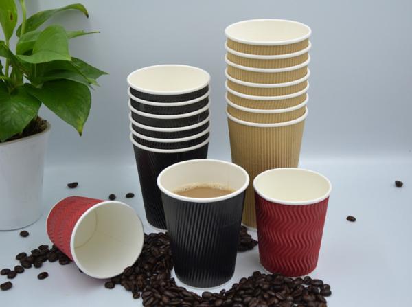 Huakeo Hot Coffee Paper Cups, with PE lining, 8oz,12oz,16oz,20oz