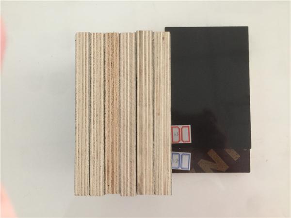Moisture Proof Phenolic Film Faced Plywood Board Poplar / Hardwood Core