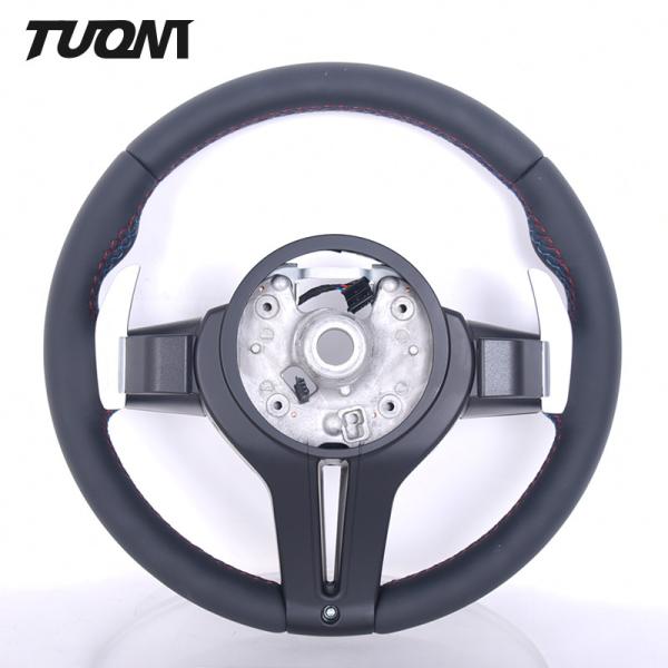 Full Leather BMW Carbon Fiber Steering Wheel Car Accesory Standard Diameter