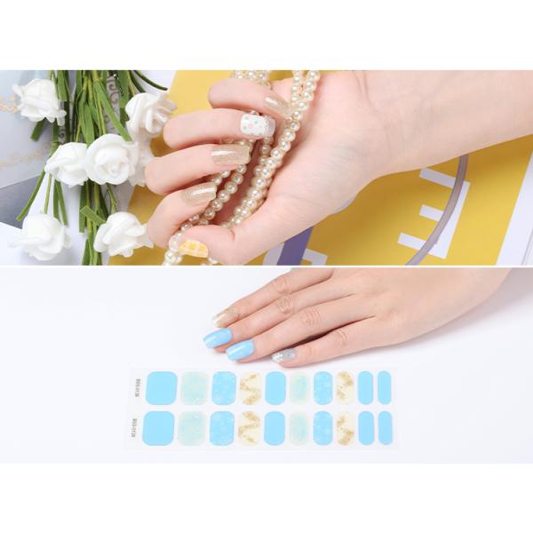 New Arrival Top Quality No Minimum Rainbow Cured Gel Nail Wraps French Manicure Supplier Nail Strips From China