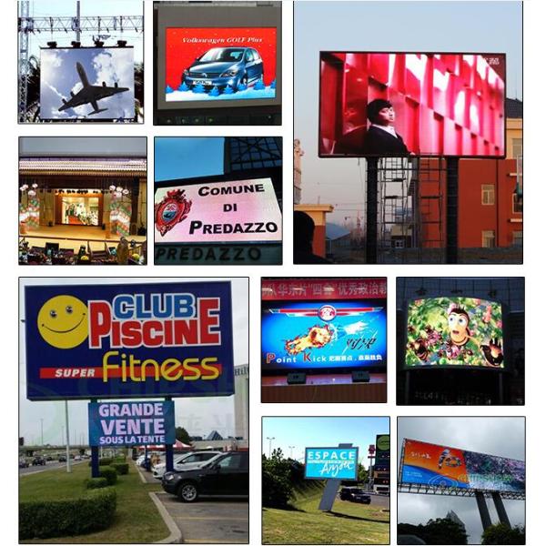 Waterproof Outdoor Full Color Led Display , P10 Electronic Signs For Businesses