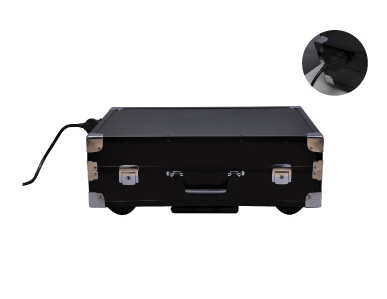 Elegant Design Aluminium Makeup Case , Travel Makeup Vanity With Lights