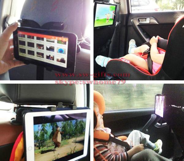 Car Back Seat Tablet Stand Headrest Mount Holder for iPad 2 3 4 Air 5 Air 6 ipad mini 1 2 3 Tablet SAMSUNG PC Stands