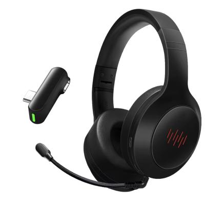 108dB de sensibilidade fones de ouvido de jogos sem fio para PS5 Cancelação de ruído 50mm Driver