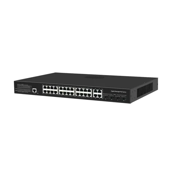 32 Ports L2 Management Poe Switch with RJ45 and SFP Uplink Ports, 300W or 400W Poe Power for Wireless Ap or CCTV IP Camera
