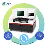 Máquina de corte a laser de vidro de classe ultra clara, com aceleração de 1G, com resfriamento a água de 600x700 mm