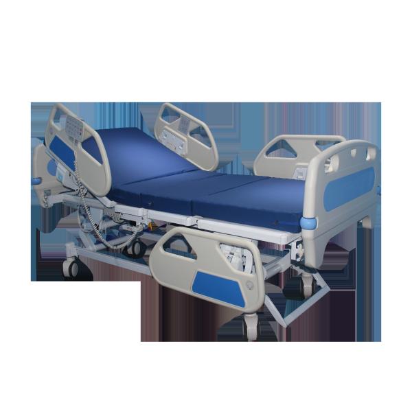 Nursing Full Electric Hospital Bed With Premium Foam Mattress And Half Rails Included